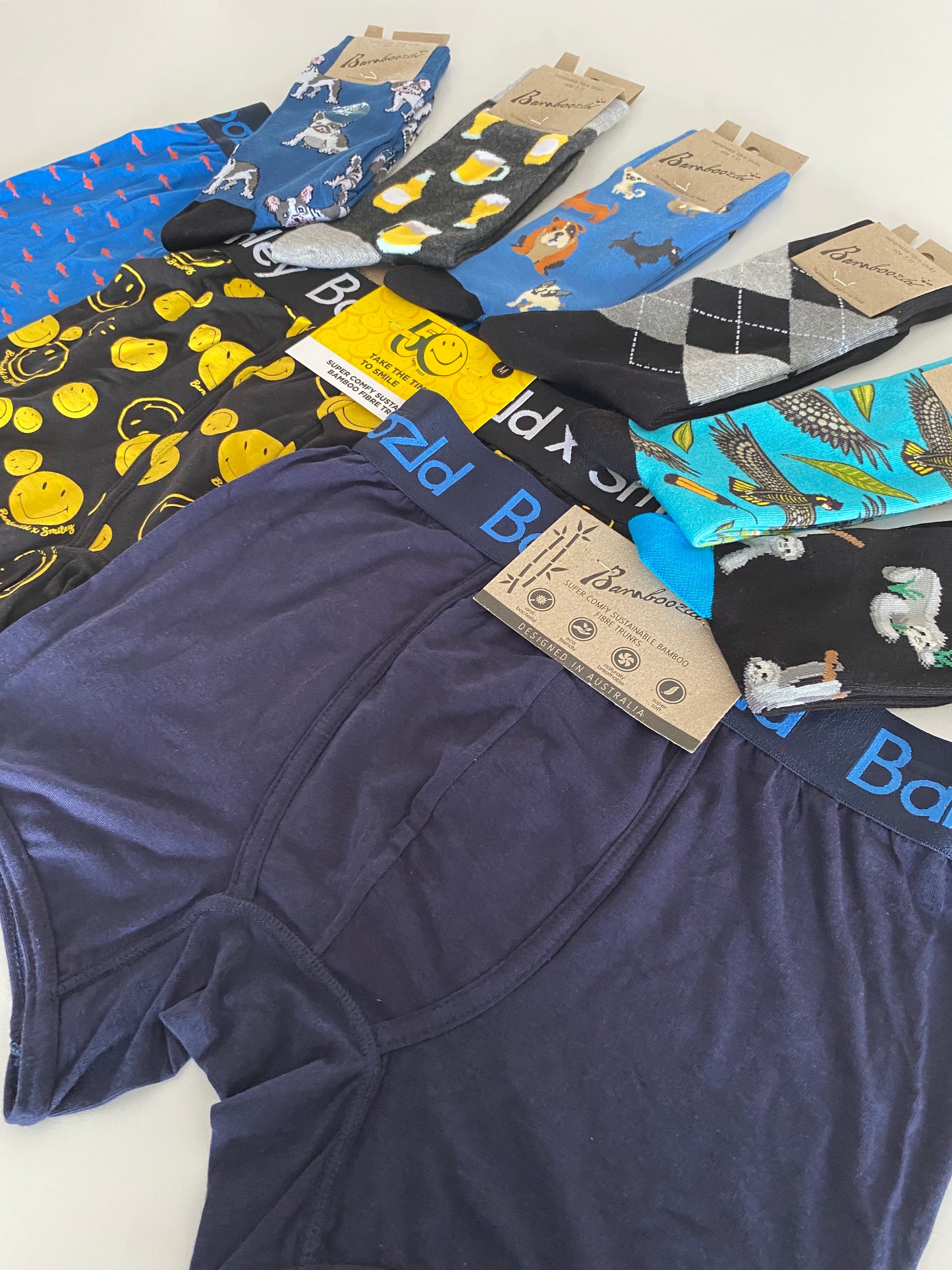 Discover true comfort with the Bamboozled Trunks. Made from breathable bamboo, these trunks provide ultimate comfort and a luxuriously soft feel. Stay fresh and comfortable all day long in these super comfy trunks, perfect for any occasion. Upgrade your underwear game with this must-have essential brought to you by kenny k.
62% Bamboo, 34% Cotton, 4% Elastene
Eco-friendly, sustainable and hypoallergenic
OEKO-TEX Standard 100
Antibacterial fibre which prevents odour
Moisture wicking properties