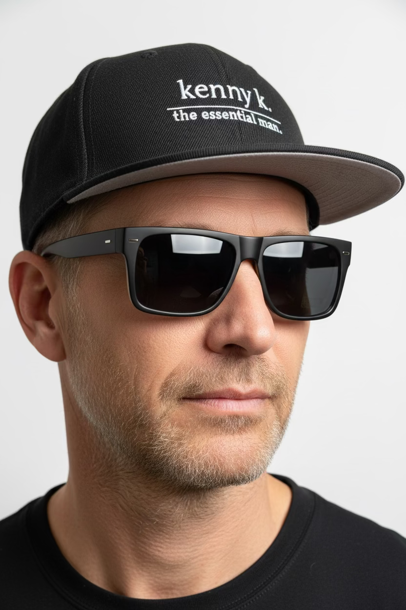 Wayfarer Style. Black and Light Wood Look, 100% UV Protection.
