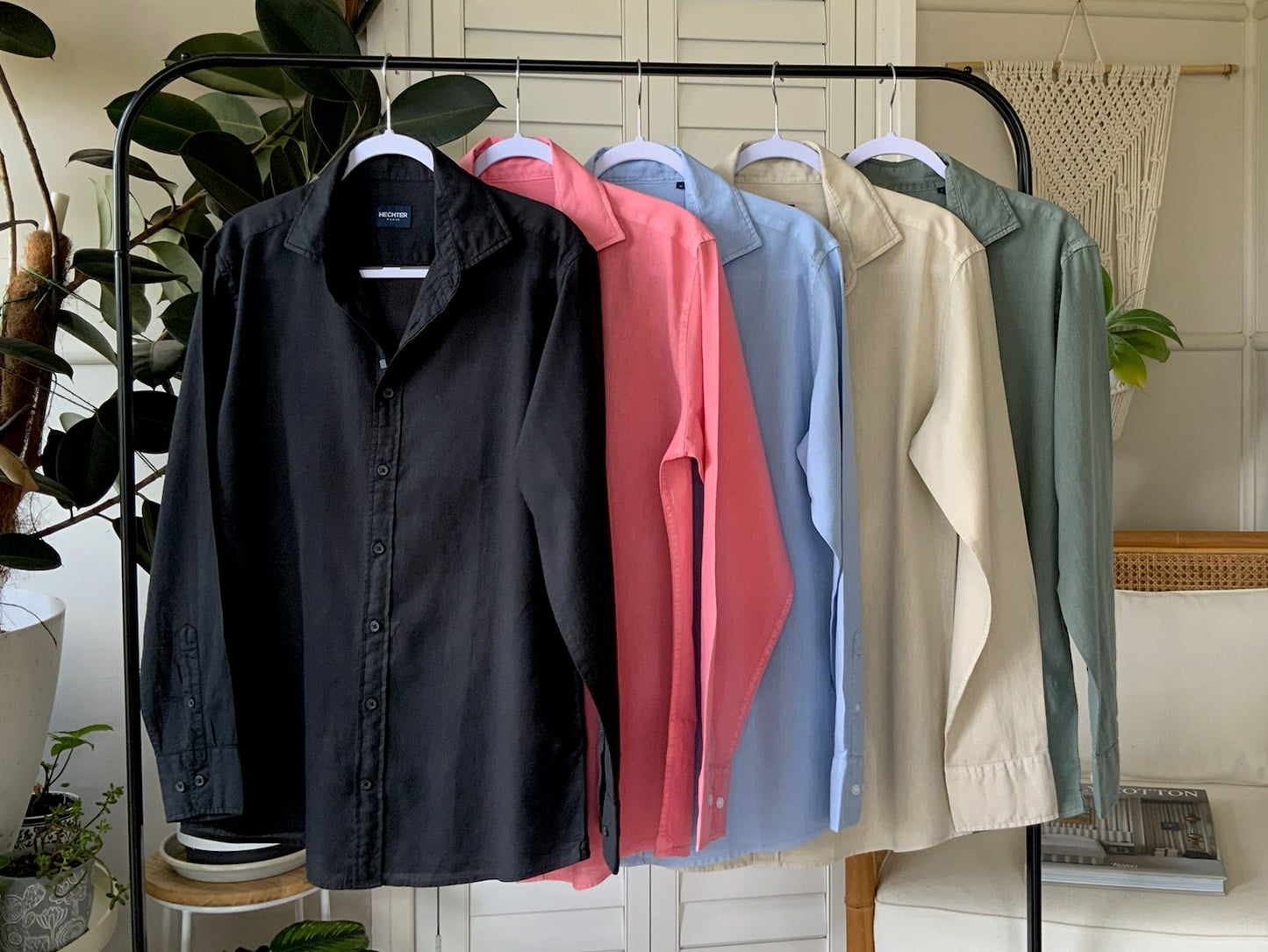 The Daniel Hechter Linen Blend Shirt in Light Blue