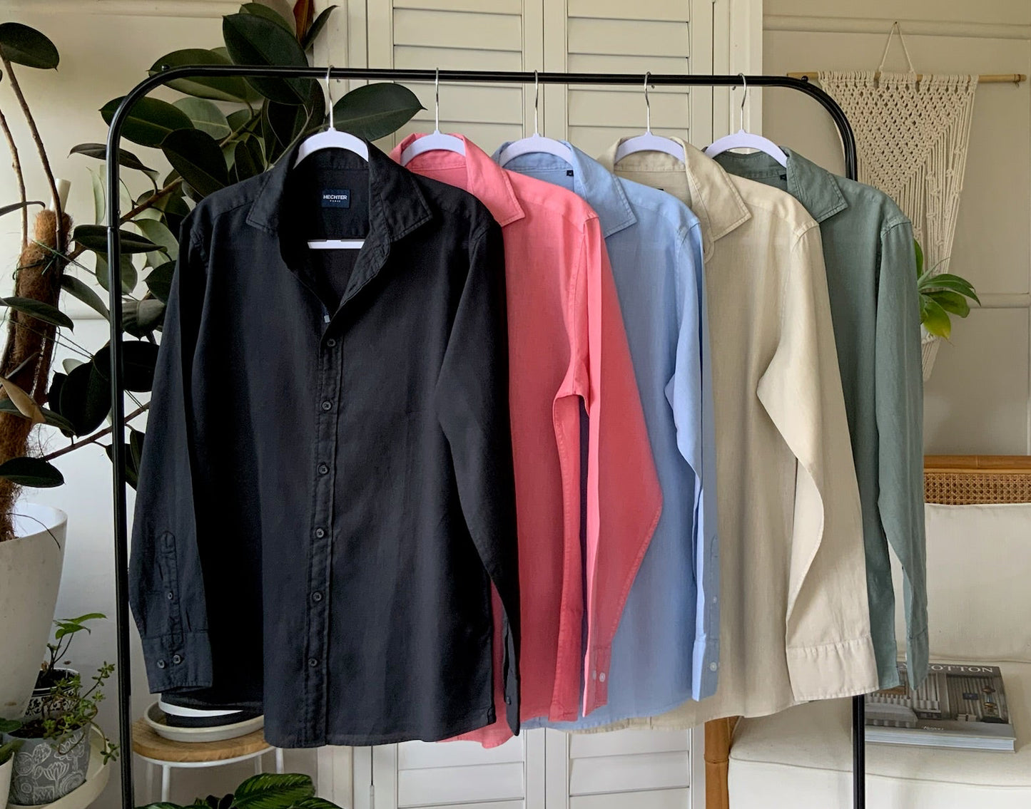 The Daniel Hechter Linen Blend Shirt in Olive