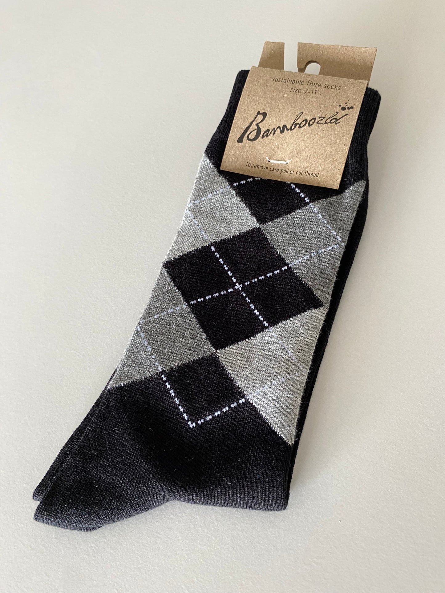 As an industry expert, you can rely on Bamboozld socks for ultimate comfort. These sustainable fibre socks are designed with antibacterial properties and moisture-wicking capabilities, ensuring breathability for your feet.

Bamboozld Argyle sock brought to you by kenny k.&nbsp;