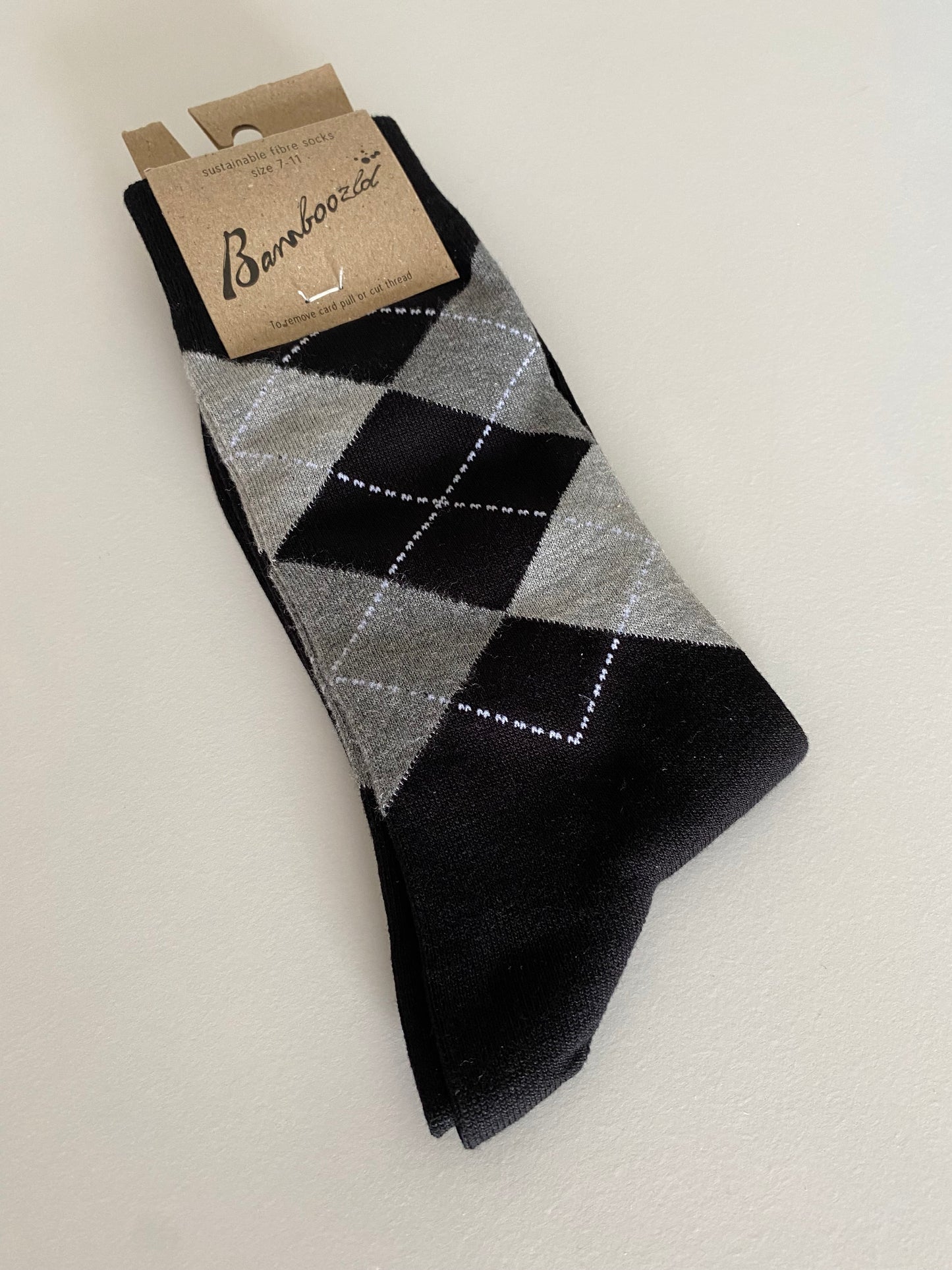 s an industry expert, you can rely on Bamboozld socks for ultimate comfort. These sustainable fibre socks are designed with antibacterial properties and moisture-wicking capabilities, ensuring breathability for your feet.

Bamboozld Argyle sock brought to you by kenny k.&nbsp;