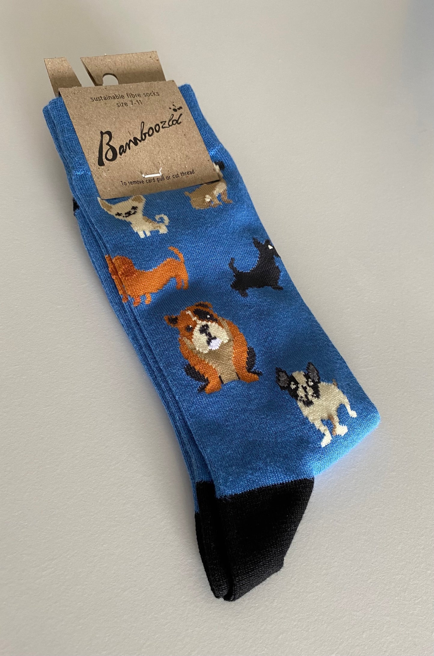 As an industry expert, you can rely on Bamboozld socks for ultimate comfort. These sustainable fibre socks are designed with antibacterial properties and moisture-wicking capabilities, ensuring breathability for your feet.

Bamboozld Yappy Days sock brought to you by kenny k