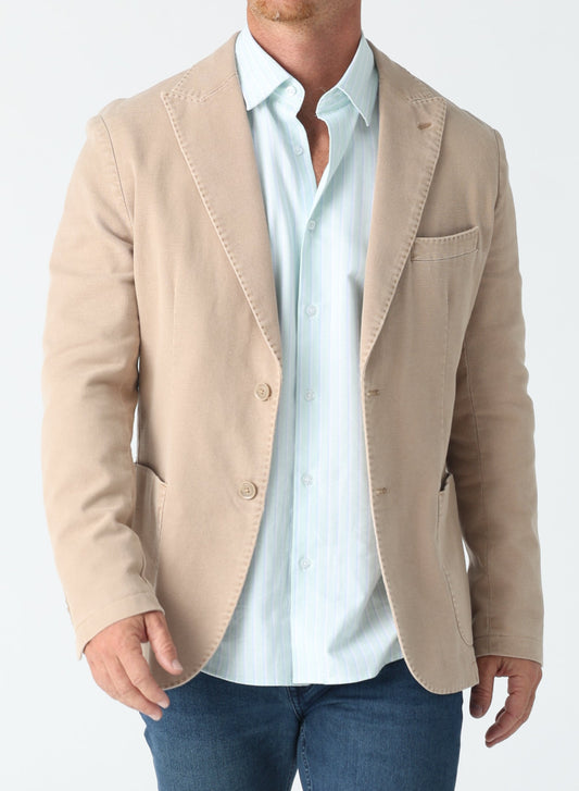 The Boston Cagney Jacket is a modern take on timeless layering. Designed for the man who values both form and function, the Cagney is crafted from a durable cotton blend fabric with a structured yet relaxed fit that moves with you throughout the day. Whether thrown over a tee or layered with a shirt and chinos, the Cagney Jacket adds a polished edge to any outfit. Perfect for workdays, weekends and everything in between.

97% Cotton 3% Elastane
Patch pockets
Tailored fit for a clean, modern profile
Lightwei