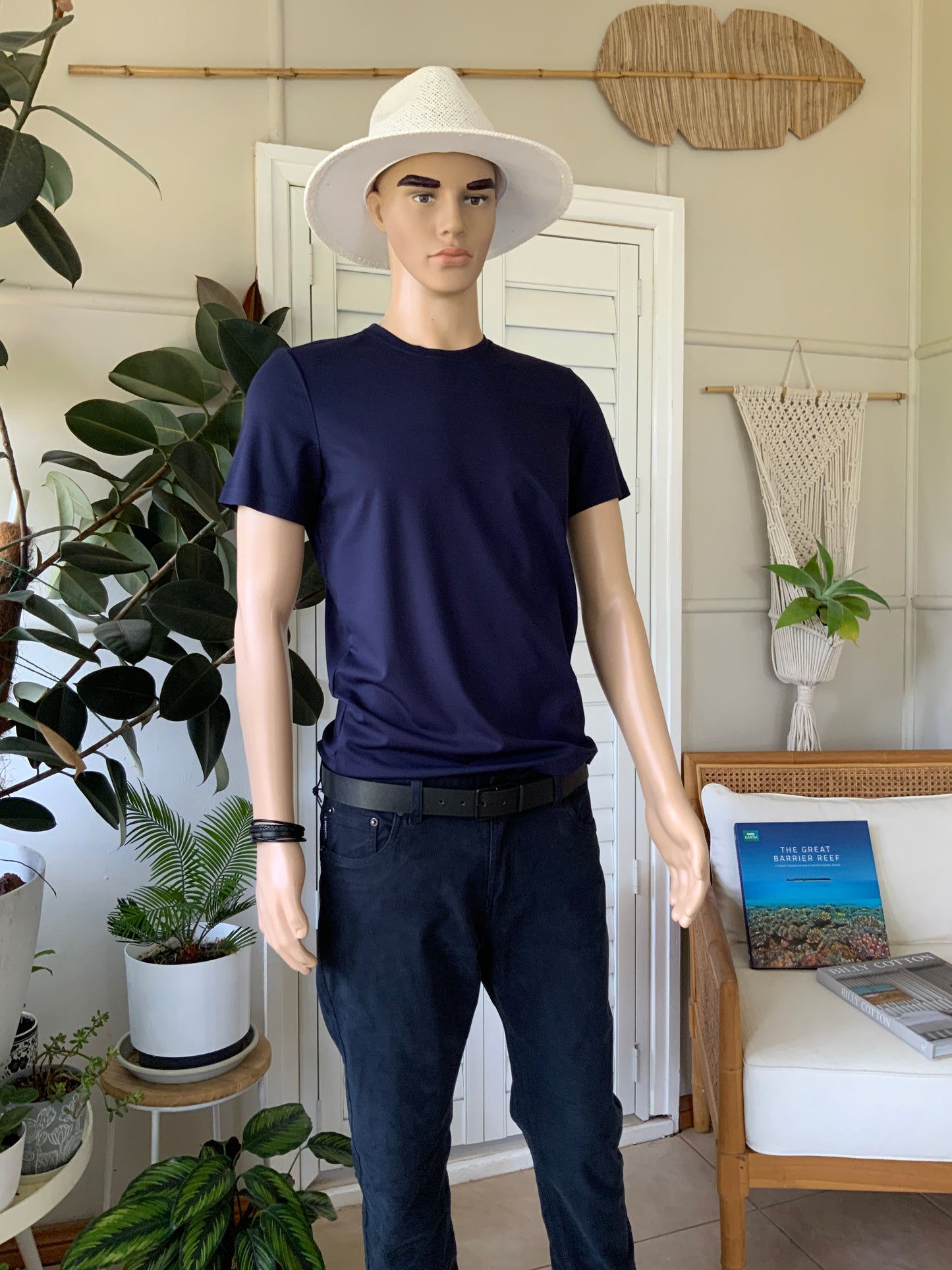 Cool Touch T Shirt in Navy