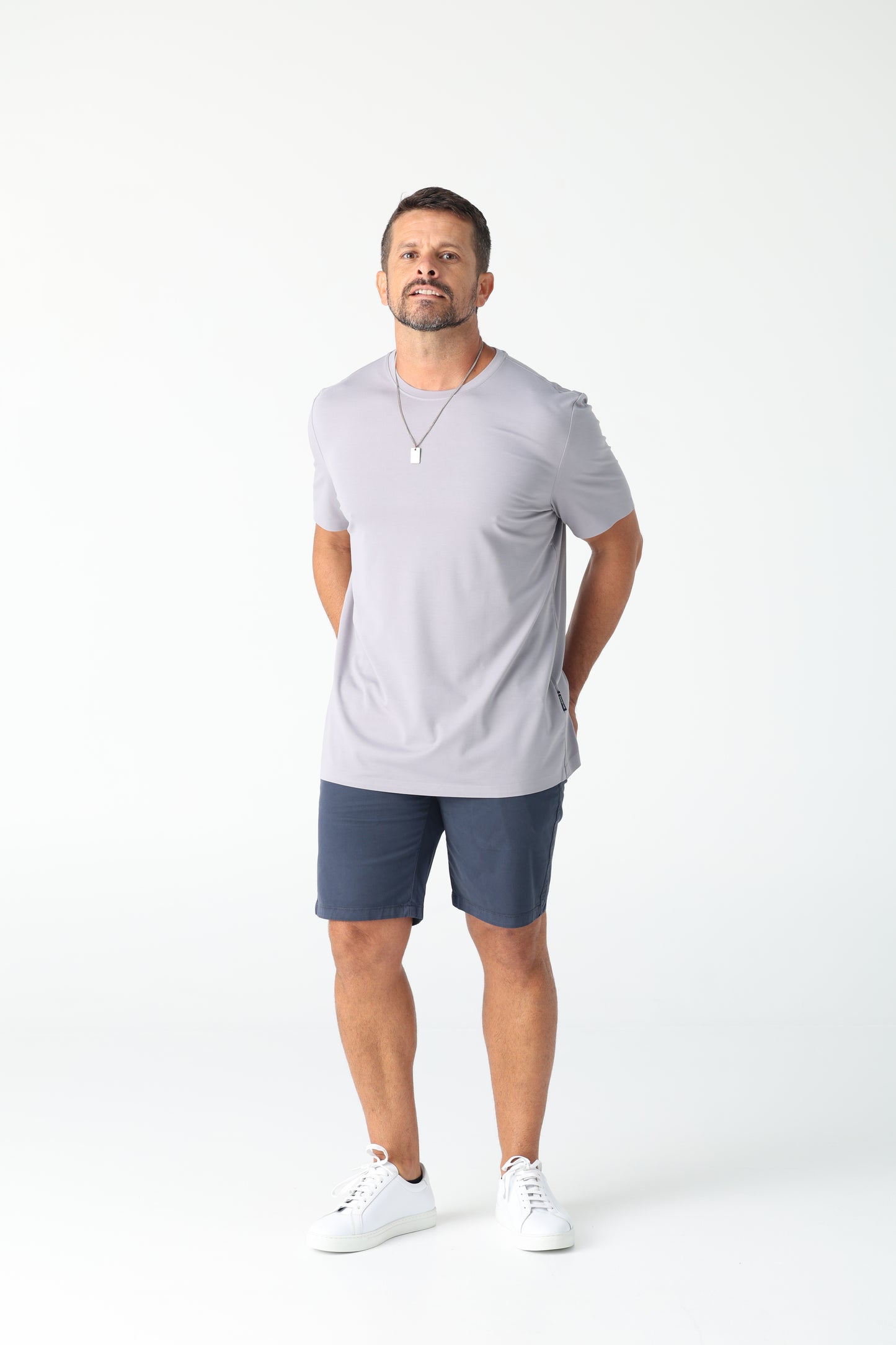 Look cool and stay cool this summer.

Cool Touch Stretch Fabric T by Daniel Hechter Paris.

The unique yarn characteristics and construction of this fabric offer superior softness and quicker drying.
