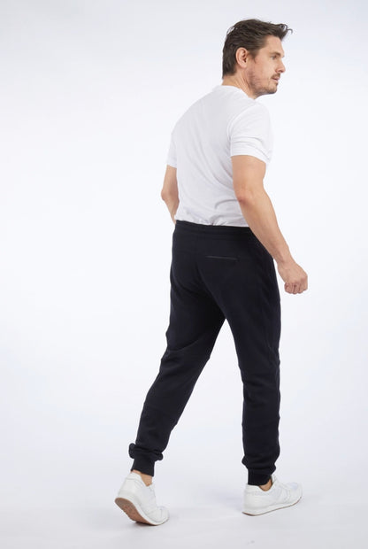 The perfect blend of casual comfort and sharp styling, the Daniel Hechter track pants are a go-to for relaxed days without sacrificing polish. Pair with the matching hoody or dress up with a crisp kennyk. tee and sneakers for elevated street style.

Tapered fit with ribbed ankle cuffs for a streamlined silhouette
Elastic waistband with adjustable drawcord for a personalised fit
Side pockets plus a discreet rear welt pocket for everyday essentials
Finished with a tonal Daniel Hechter logo for a clean modern 