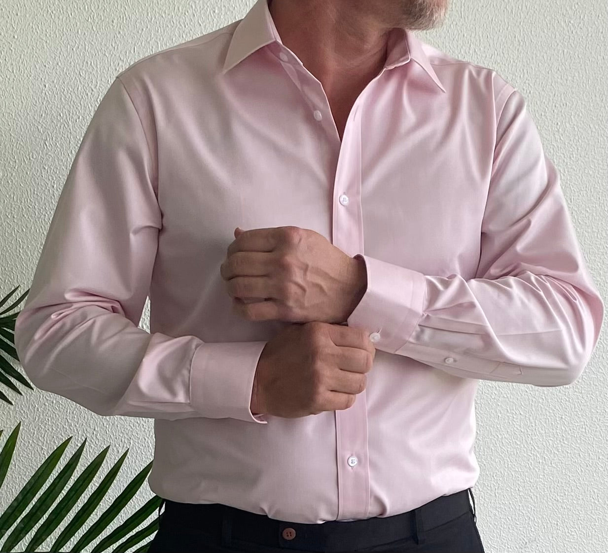 Boston Liberty Slim Fit Business Shirt in Pink by kenny k.