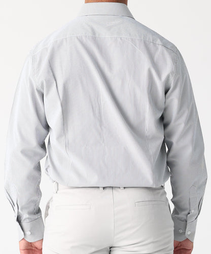 Classic style meets modern tailoring with Liberty black and white check business shirt. Designed for versatility and comfort, this shirt features a crisp check pattern that transitions effortlessly form the boardroom to after hours. Crafted from a breathable cotton/polyester blend, it delivers all day wearability with a polished, professional finish. The structured collar and button up design make it ideal for pairing with tailored trousers, chinos or layered under a blazer.

Black and White check pattern f