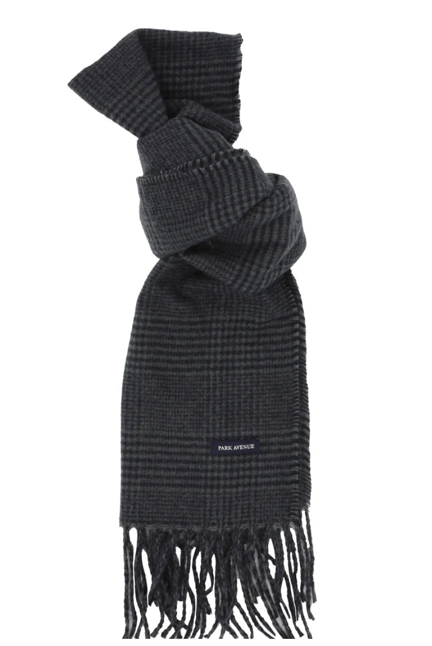 Elevate your style with Park Avenue Scarves brought to you by kenny k. These stylish scarves are made from 100% recycled polyester, keeping you warm and environmentally conscious. Featuring a classy fringe and a generous 180cm length, they are the perfect addition to any outfit. Stay fashionably cosy and eco-friendly with Park Avenue Scarves.