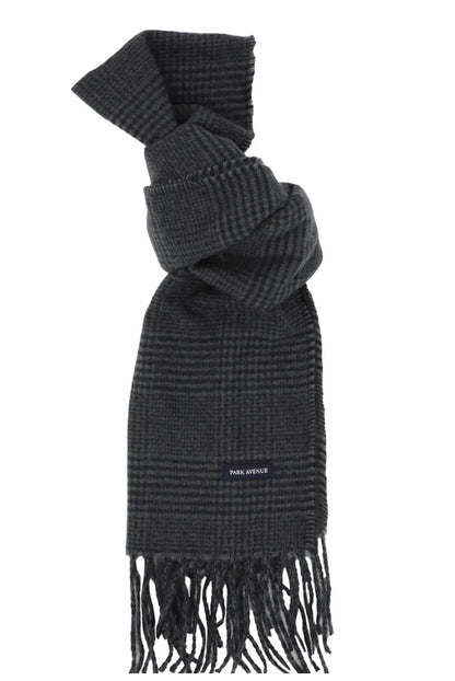 Elevate your style with Park Avenue Scarves brought to you by kenny k. These stylish scarves are made from 100% recycled polyester, keeping you warm and environmentally conscious. Featuring a classy fringe and a generous 180cm length, they are the perfect addition to any outfit. Stay fashionably cosy and eco-friendly with Park Avenue Scarves.