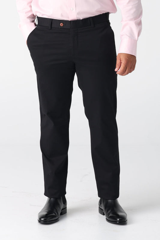 The relaxed Chino by Boston. Transform from the perfect work look to an easy smart casual look in a minute. These Chinos are crafted from comfort stretch fabric for a chill and comfortable fit. Step up your style game with this modern, sophisticated piece.

97% Cotton
3% Spandex
Machine Washable